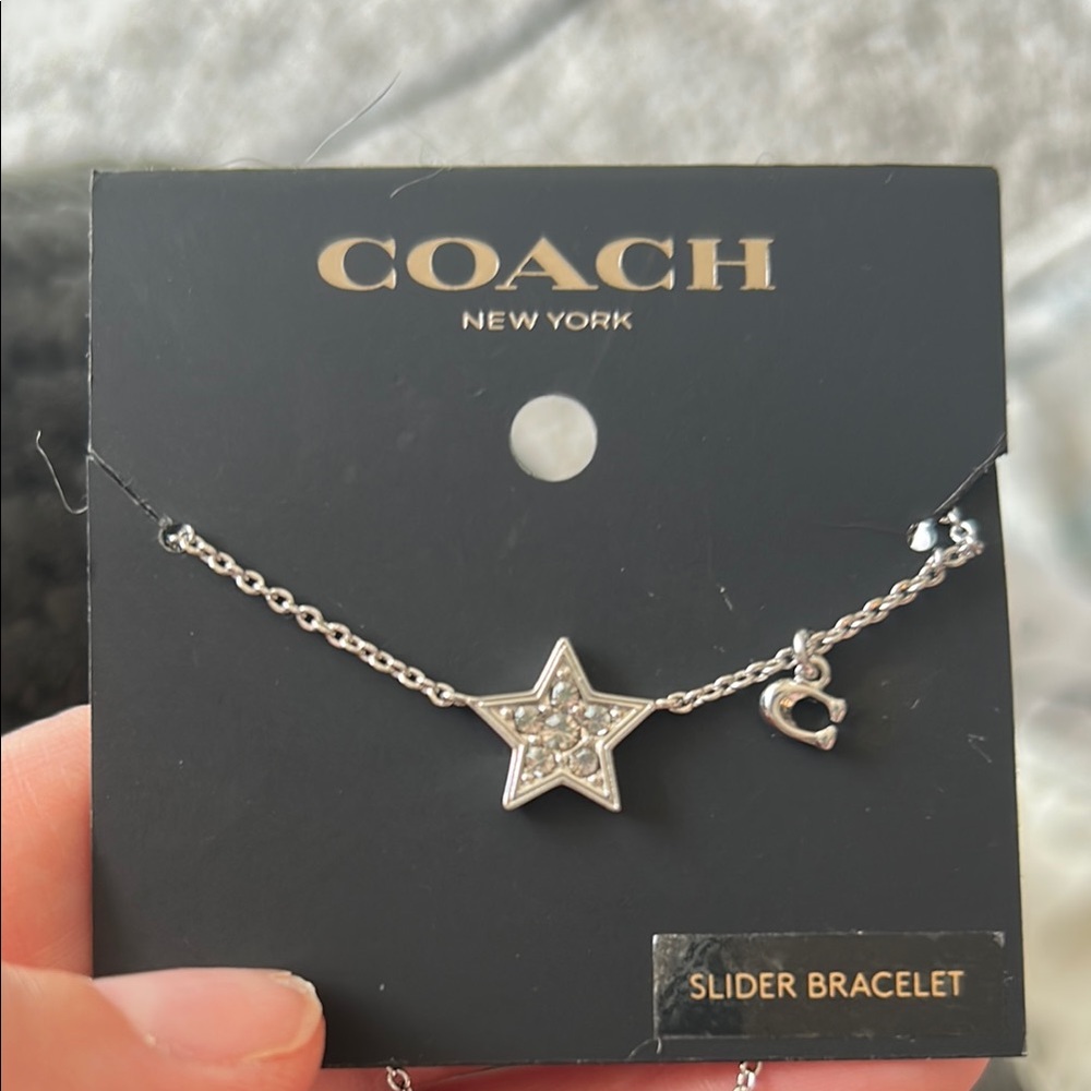 Coach Silver Star Slider Bracelet